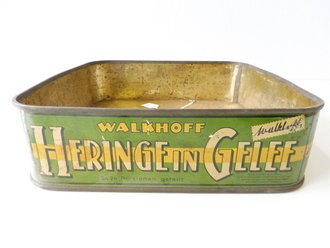 Walkhoff Heringe in Gelee, geöffnete Blechdose 25 x 25 x 7 cm