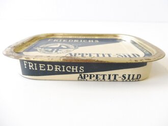 Friedrichs Appetit-Sild, leere Blechdose 12 x 8 x 2cm