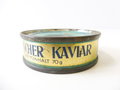 Friesenkrone Deutscher Kaviar, leere Blechdose 7,5 x 2,5cm
