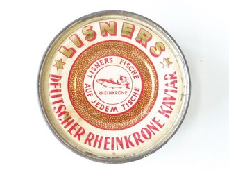 Lisners Deutscher Rheinkrone Kaviar, leere Blechdose 7,5...