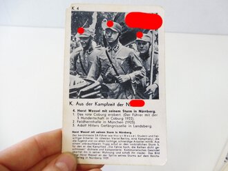 Quartellspiel Hausser "Von Weltkrieg zum Dritten Reich" komplett