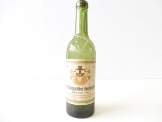 Flasche " 1938er Südungarischer Herrschaftswein" Höhe 24cm