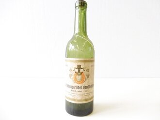 Flasche " 1938er Südungarischer Herrschaftswein" Höhe 24cm