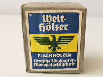 10 Pack "Welt-Hölzer" in der originalen Umverpackung