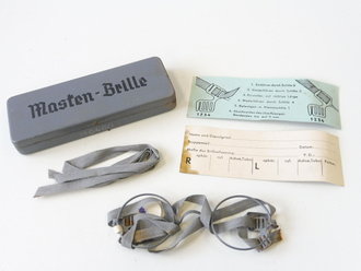 Maskenbrille Wehrmacht, Kompletter Satz in Dose, nicht...