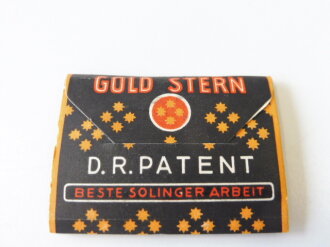 "Gold Stern" Rasierklingen in Umverpackung. 1...