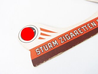 Werbeflugzeug , Spielzeug der " Sturm Zigaretten Dresden"  Gesamtlänge 20cm