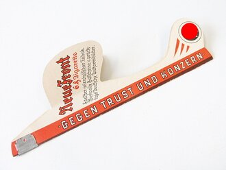 Werbeflugzeug , Spielzeug der " Sturm Zigaretten Dresden"  Gesamtlänge 20cm