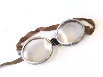 Schutzbrille Wehrmacht mit ungetönten Gläsern...
