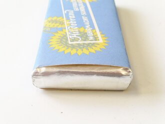 "Hildebrand gefüllte Wehrmacht Schokolade"  Schaupackung wohl für das Schaufenster, Maße 10 x 4 x 1cm. Aus dem originalen Umkarton, sie erhalten 1 Stück