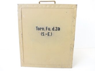 Tornister Funkgerät Torn.Fu. d2a datiert 1945. Überlackiertes Stück,Zum Teil restauriert, Funktion nicht geprüft