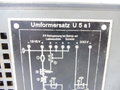 Umformer U5b datiert 1939, Originallack, zum Teil neu verkabelt,  Funktion nicht geprüft
