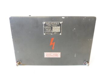 Luftwaffe, U 10/E Einankerumformer LN 27377,  für den EK10-Funkempfänger der FuG10-Anlage. Originallack, Funktion nicht geprüft