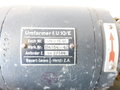 Luftwaffe, U 10/E Einankerumformer LN 27377,  für den EK10-Funkempfänger der FuG10-Anlage. Originallack, Funktion nicht geprüft