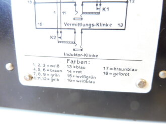 Amtsanschliesser 33 datiert 1942. Funktion nicht geprüft