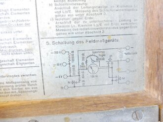 Feldmeßgerät Wehrmacht , ungereinigtes Stück, Funktion nicht geprüft