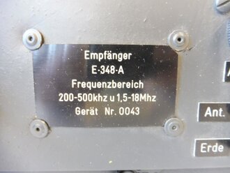 Empfänger E 348 A, eingesetzt beim Bundesgrenzschutz...