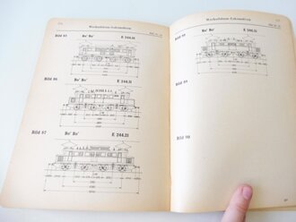 939b "Merkbuch für die Fahrzeuge der Reichsbahn" Elektrische Lokomotiven, Trieb-, Steuer- und Beiwagen, Ausgabe 1941 mit 350 Seiten