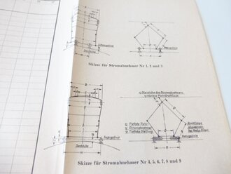 939b "Merkbuch für die Fahrzeuge der Reichsbahn" Elektrische Lokomotiven, Trieb-, Steuer- und Beiwagen, Ausgabe 1941 mit 350 Seiten