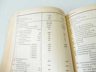 939b "Merkbuch für die Fahrzeuge der Reichsbahn" Elektrische Lokomotiven, Trieb-, Steuer- und Beiwagen, Ausgabe 1941 mit 350 Seiten