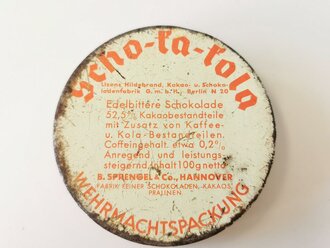 Scho-ka-kola Dose 1938 Wehrmacht Packung