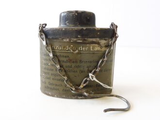 1. Weltkrieg, Armee Feld-Lampe "Mikra" Originallack