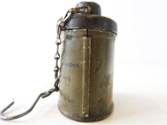 1. Weltkrieg, Armee Feld-Lampe "Mikra" Originallack