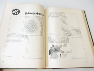 Sammelbilderalbum "Das Handwerk", Arbeitsdank Verlag Berlin. Fast alle Bilder fehlen