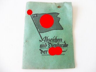"Abzeichen und Dienstgrade der SA"...