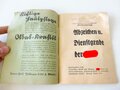 "Abzeichen und Dienstgrade der SA" Kleinformatiges Heft mit 48 Seiten, wellig