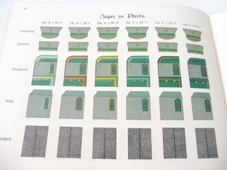 "Feldgrau in Krieg und Frieden"Uniformtafeln sämtlicher Truppenteile 1915 mit 32 Seiten