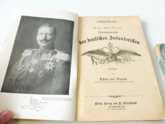 6 Vorschriften / Hefte Kaiserreich, zum Teil defekt