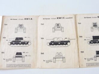 Panzer Beschußtafel für s.Pz.B.41 " in Schutztasche