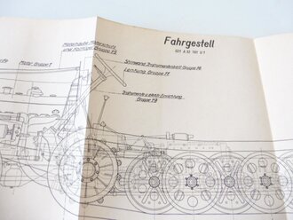 D660/2 " Leichter Zugkraftwagen 3t ( Sd.Kfz.11) Ersatzteilliste des Fahrgestells vom 15.03.38 mit 102 Seiten und vielen Anlagen