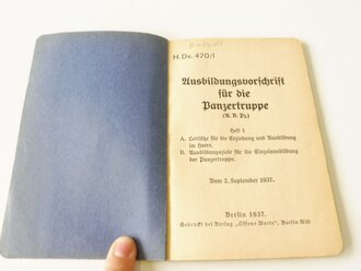 H.Dv.470/1 Ausbildungsvorschrift für die...