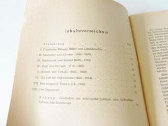 "Kleine Uniformkunde von Baden-Württemberg", A5, 87 Seiten,