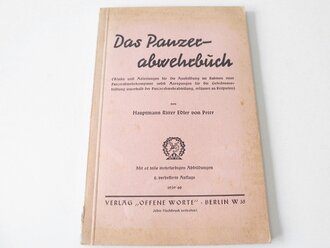 Das Panzer-abwehrbuch, datiert 1939/40, A5, 100 Seiten