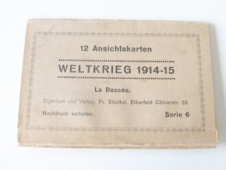 12 Ansichtskarten Weltkrieg 1914-15, La Bassée...