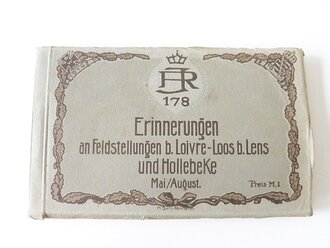 Erinnerungen an Feldstellungen b. Loivre-Loos b.Lens und...