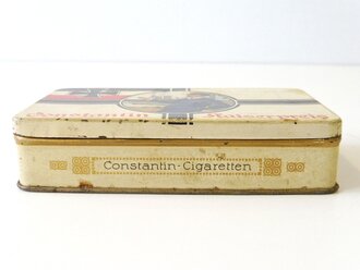 Kaiserreich Cigarettendose Blech "Constantin Kaiserpreis" Breite 15cm