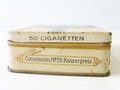 Kaiserreich Cigarettendose Blech "Constantin Kaiserpreis" Breite 15cm