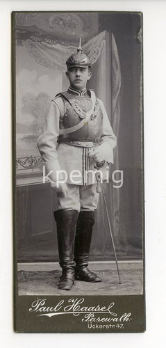 "Kürassier Regiment Königin ( Pommersches Nr.2)" Studioaufnahme 5 x 12cm