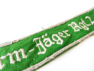 Luftwaffe Ärmelband "Fallschirm Jäger Regiment 2" für Unteroffiziere