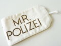 Polizei Armbinde aus der Zeit nach dem Krieg " M.G.- M.R. Police - Polizei"