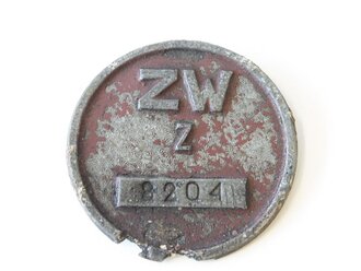 Luftwaffe Werksmarke der Zittauwerke AG. (Ein Tarnunternehmen der Junkers Flugzeug- und Motorenwerke AG, das von 1944 bis 1945 in Zittau bestand) Bodenfund