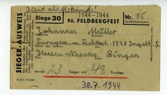 Hitler Jugend Bann 842 Bingen West / Hessen Nassau,...