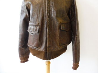 Air Forces U.S. Army, Type A-2 Leather flight jacket size 42. Used, good condition