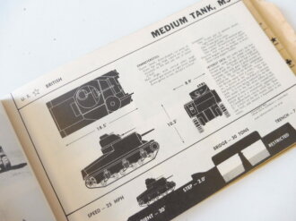 U.S. 1943 dated FM 30-40 Recognition Pictorial Manual on Armoured Vehicles. Including German Tiger and Sturmgeschütz.