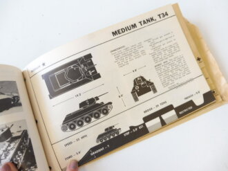 U.S. 1943 dated FM 30-40 Recognition Pictorial Manual on Armoured Vehicles. Including German Tiger and Sturmgeschütz.