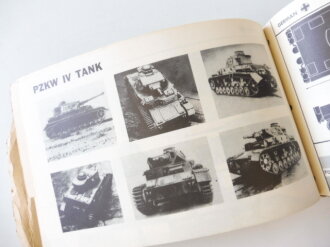 U.S. 1943 dated FM 30-40 Recognition Pictorial Manual on Armoured Vehicles. Including German Tiger and Sturmgeschütz.